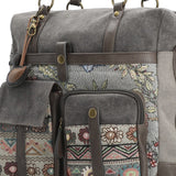 Cartera Textil Mujer Atzi Bag Gris Rockford