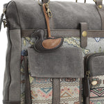 Cartera Textil Mujer Atzi Bag Gris Rockford