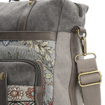 Cartera Textil Mujer Atzi Bag Gris Rockford
