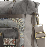 Cartera Textil Mujer Atzi Bag Gris Rockford