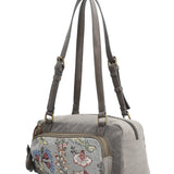 Mochila Textil Mujer Munay Bag Gris Rockford