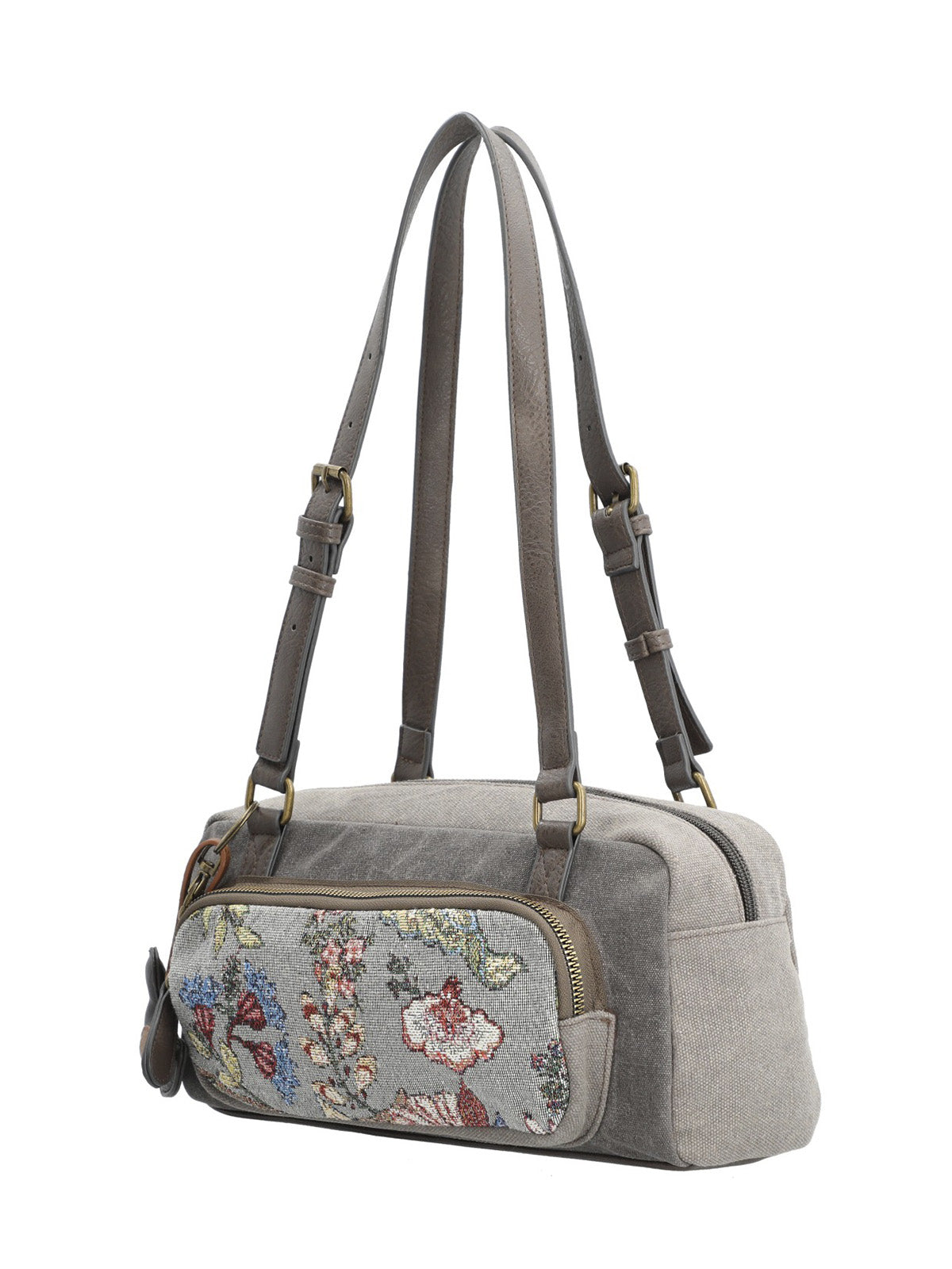 Mochila Textil Mujer Munay Bag Gris Rockford