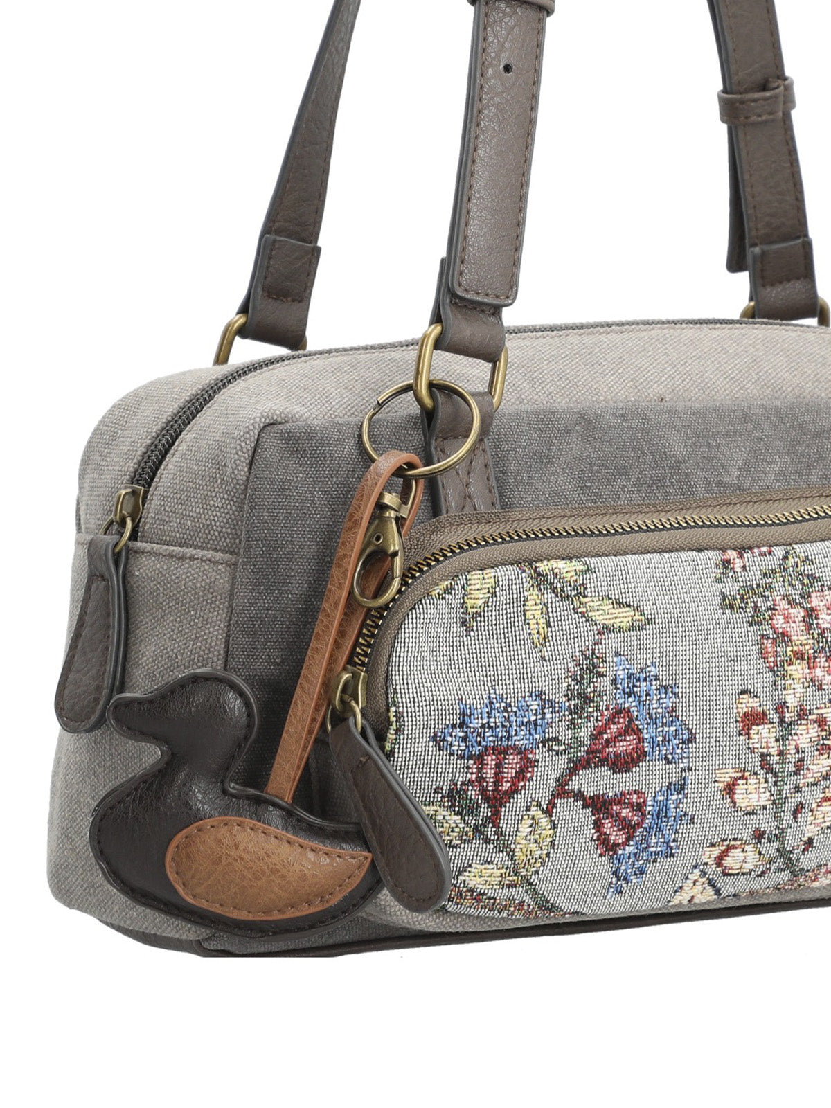 Mochila Textil Mujer Munay Bag Gris Rockford