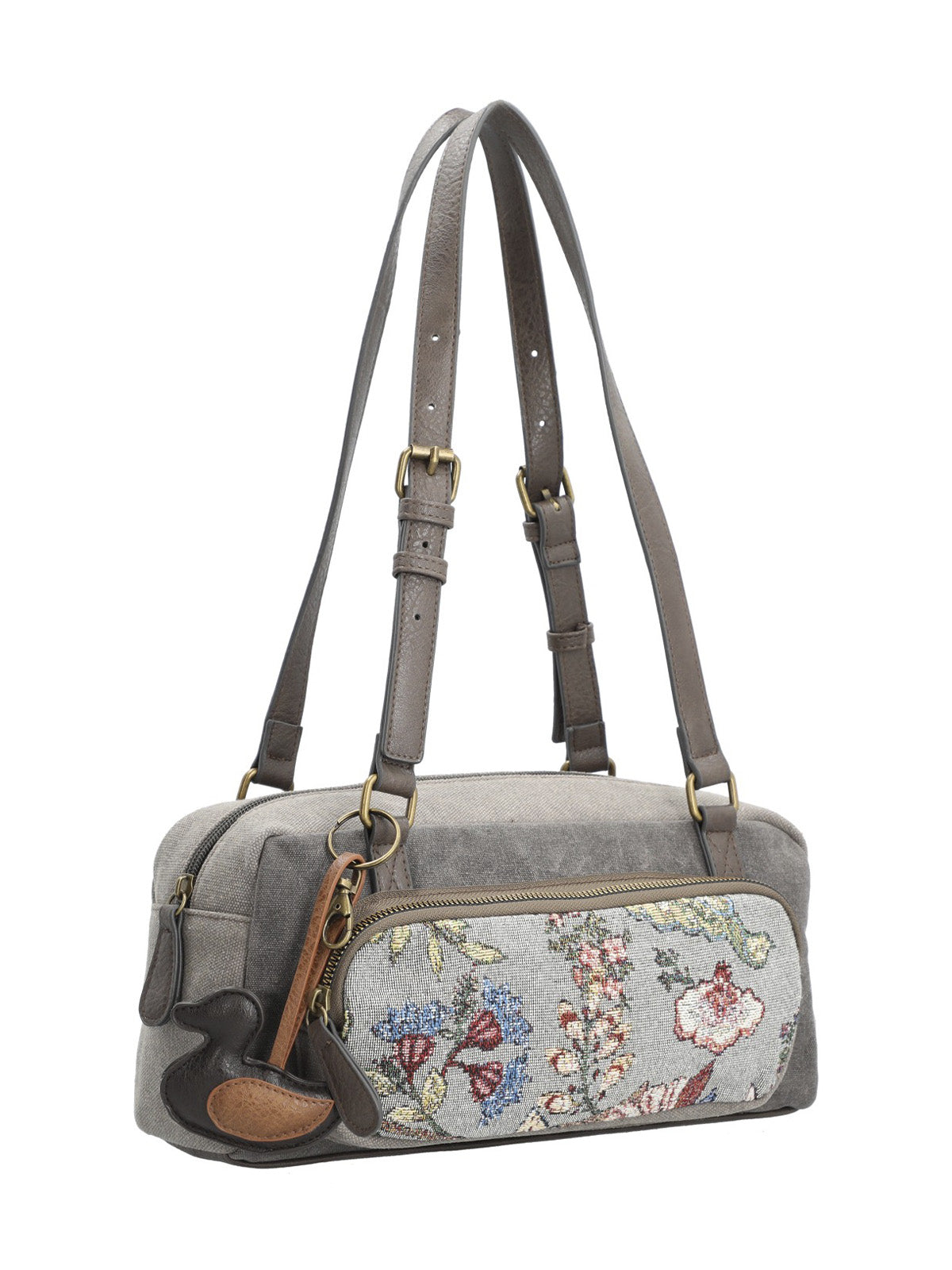Mochila Textil Mujer Munay Bag Gris Rockford