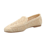 Mocasín Rafia Mujer Rita Crema Rockford