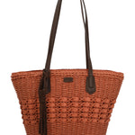 Cartera Papel Mujer Rkf Ivel Tote Naranjo Rockford