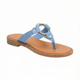 Sandalia Mujer Muma Azul Rockford