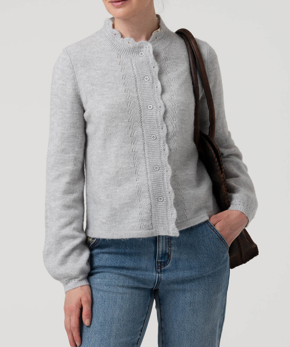 Sweater Poliamida Mujer Meadow Gris Rockford