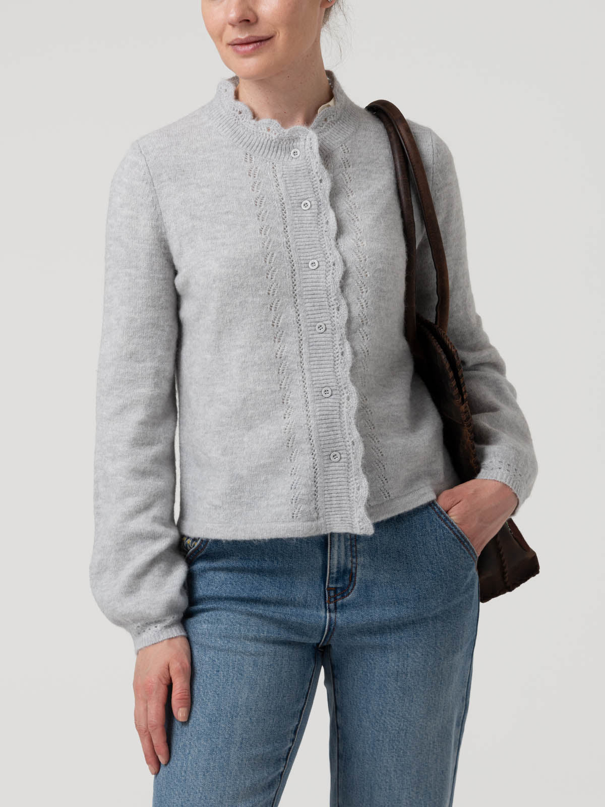 Sweater Poliamida Mujer Meadow Gris Rockford