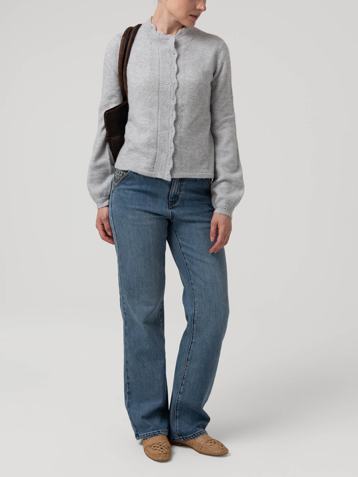 Sweater Poliamida Mujer Meadow Gris Rockford