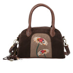 Cartera Textil Mujer Sim Bag Café Rockford