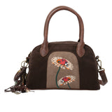 Cartera Textil Mujer Sim Bag Café Rockford