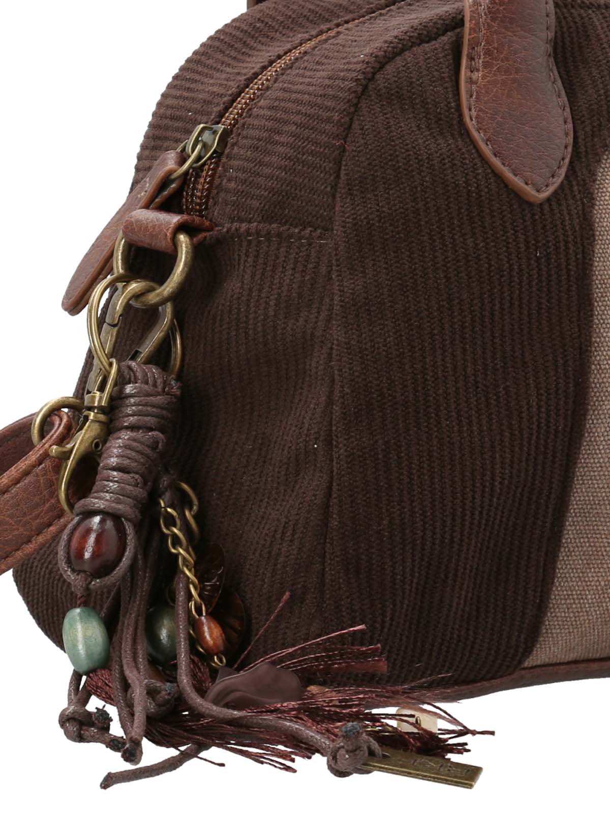 Cartera Textil Mujer Sim Bag Café Rockford