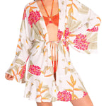 Salida De Baño Fibras Naturales Mujer Capura Blanco Rockford