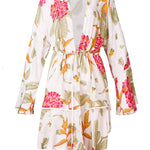 Salida De Baño Fibras Naturales Mujer Capura Blanco Rockford