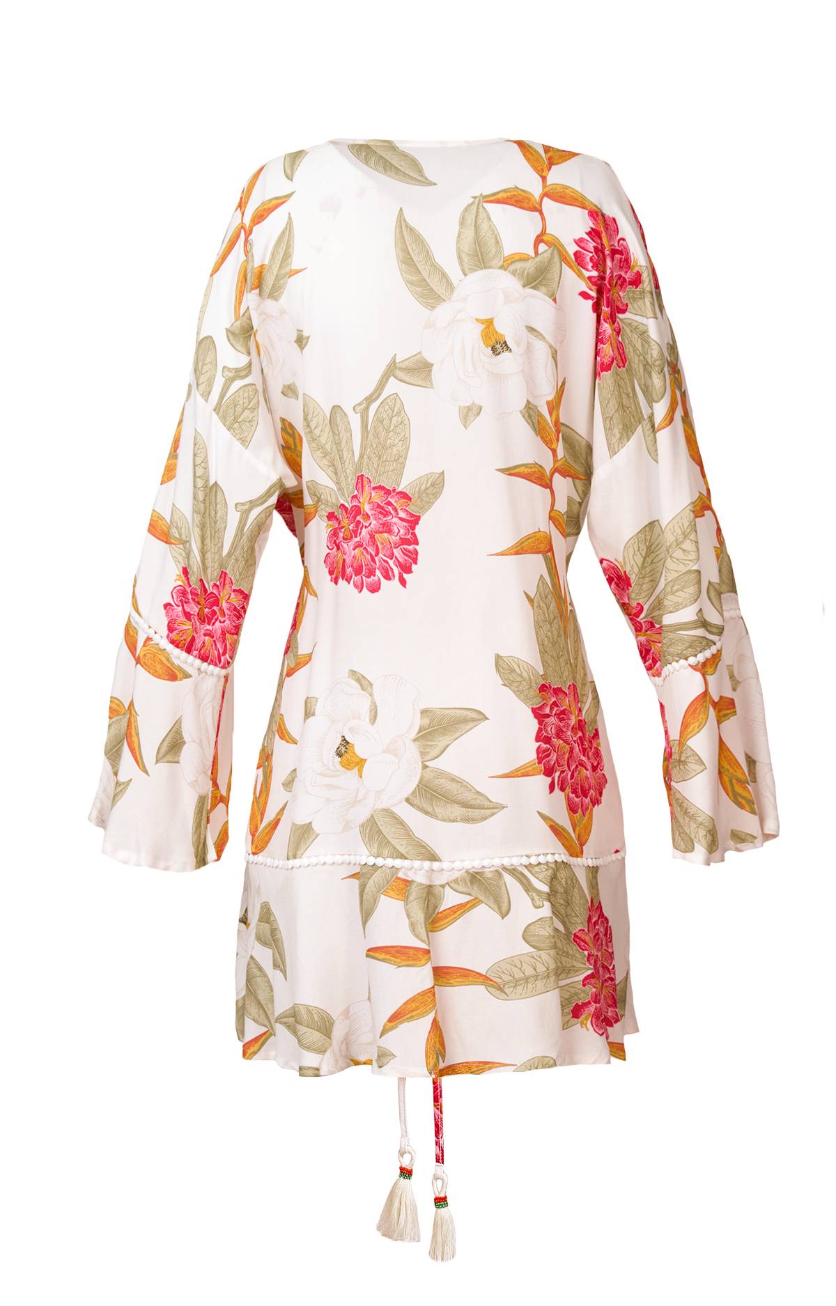 Salida De Baño Fibras Naturales Mujer Capura Blanco Rockford