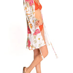 Salida De Baño Fibras Naturales Mujer Capura Blanco Rockford