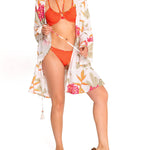 Salida De Baño Fibras Naturales Mujer Capura Blanco Rockford