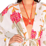 Salida De Baño Fibras Naturales Mujer Capura Blanco Rockford