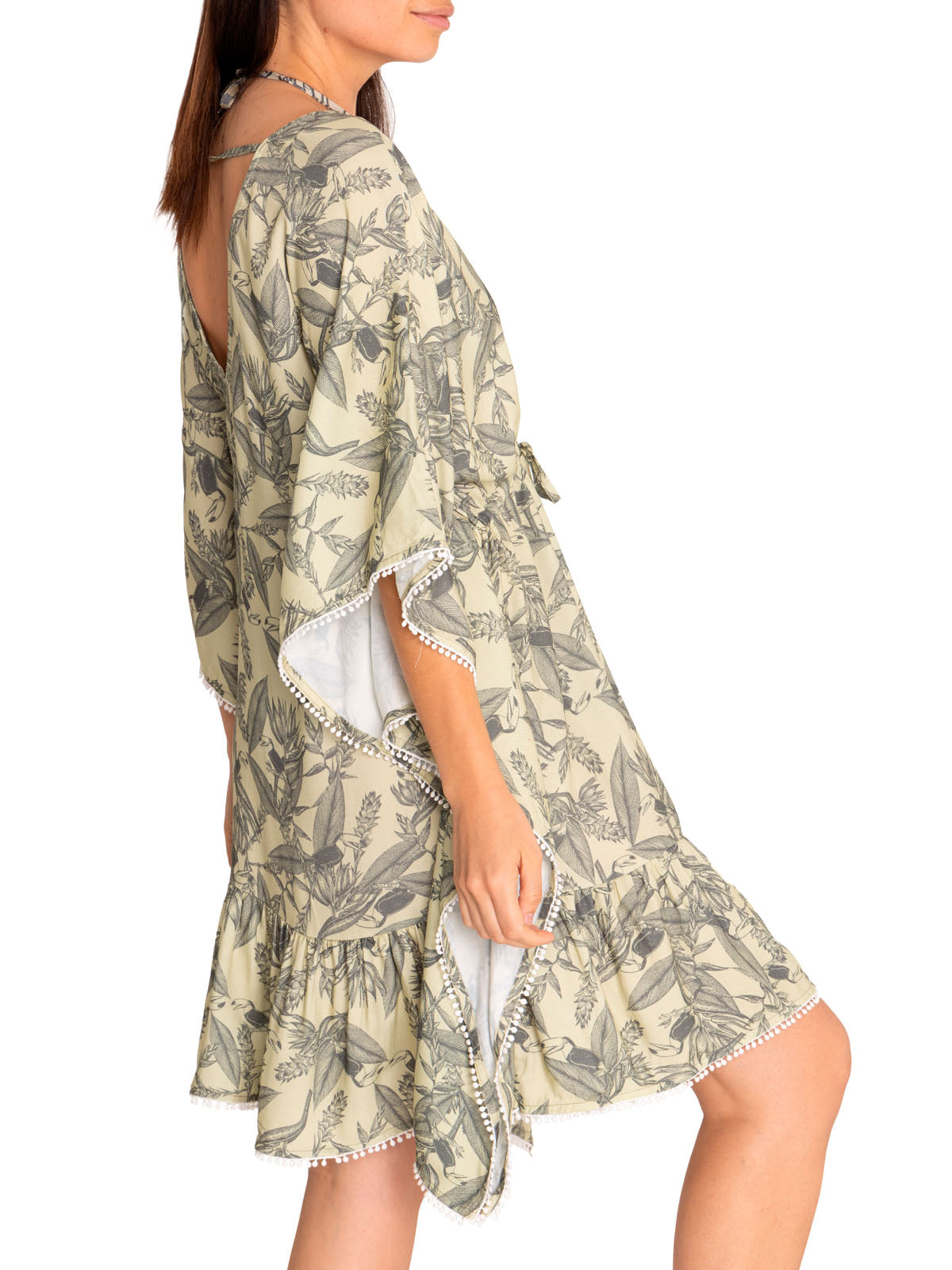 Salida De Baño Fibras Naturales Mujer Múcura Verde Rockford