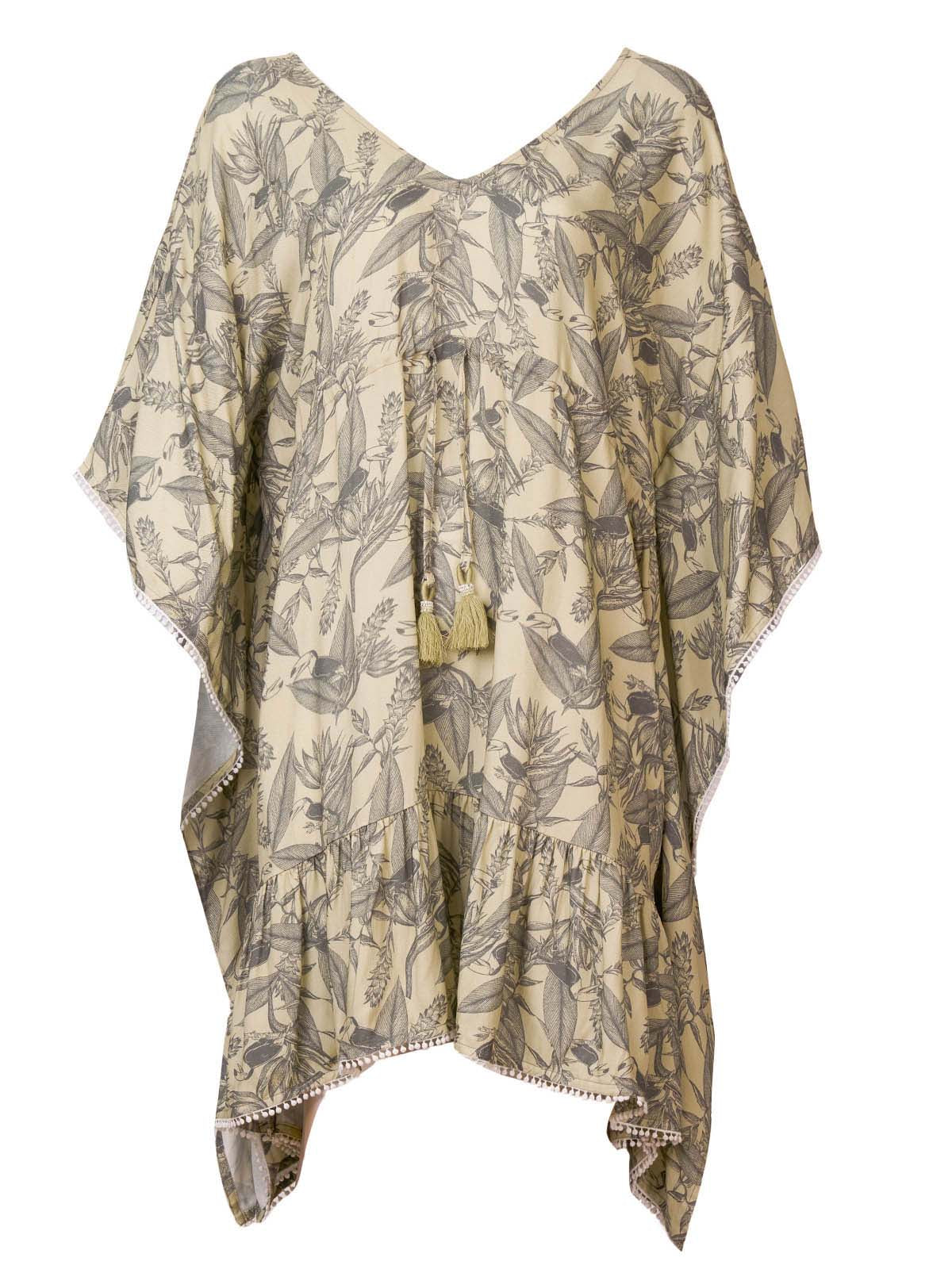 Salida De Baño Fibras Naturales Mujer Múcura Verde Rockford