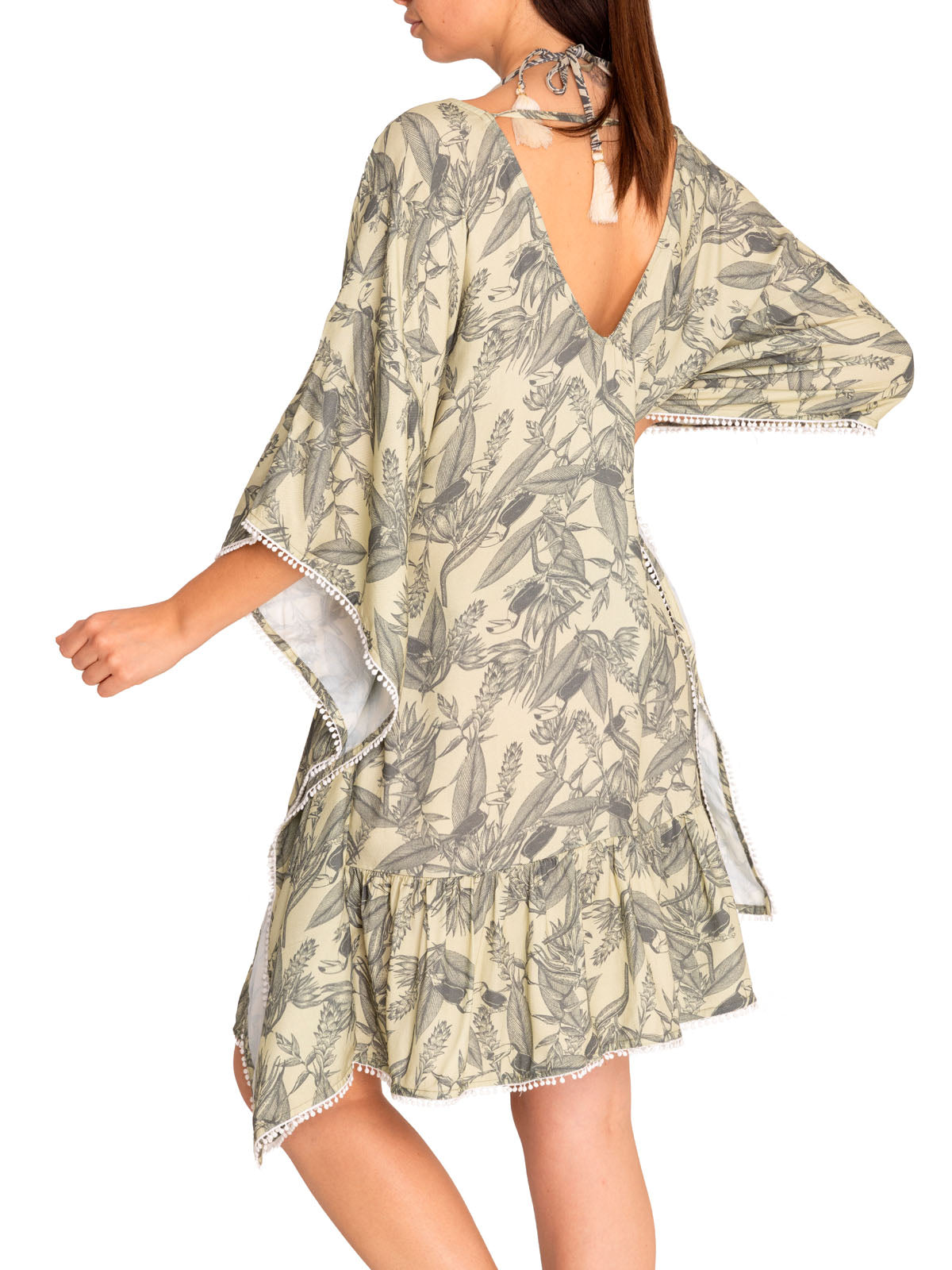 Salida De Baño Fibras Naturales Mujer Múcura Verde Rockford