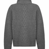 Sweater Alpaca Mujer Kun Gris Rockford