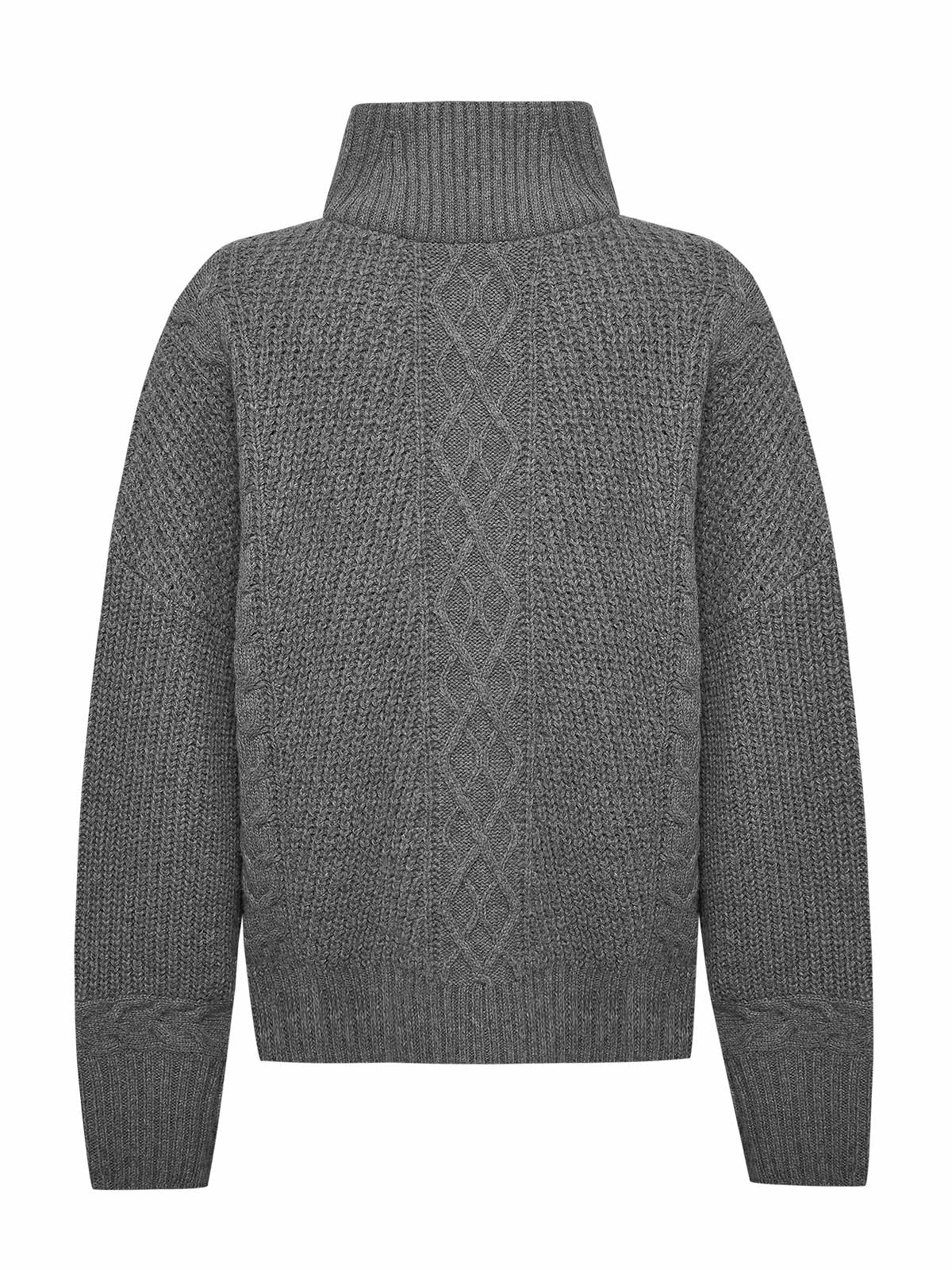 Sweater Alpaca Mujer Kun Gris Rockford
