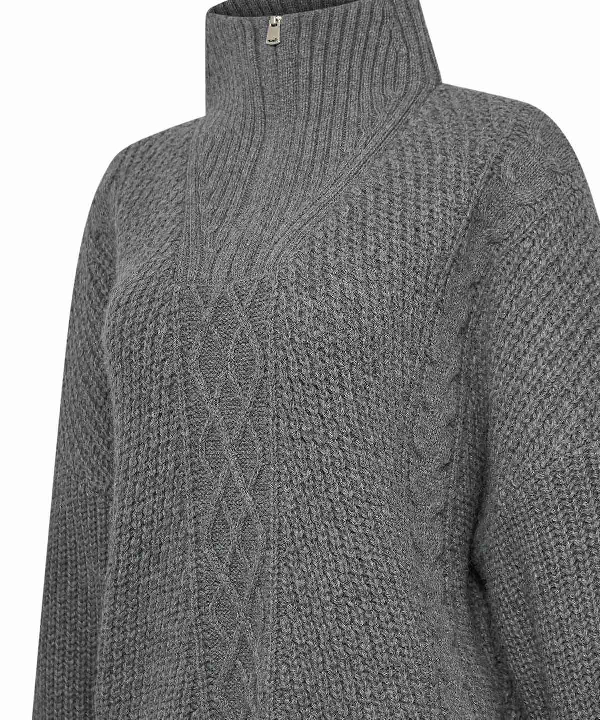 Sweater Alpaca Mujer Kun Gris Rockford