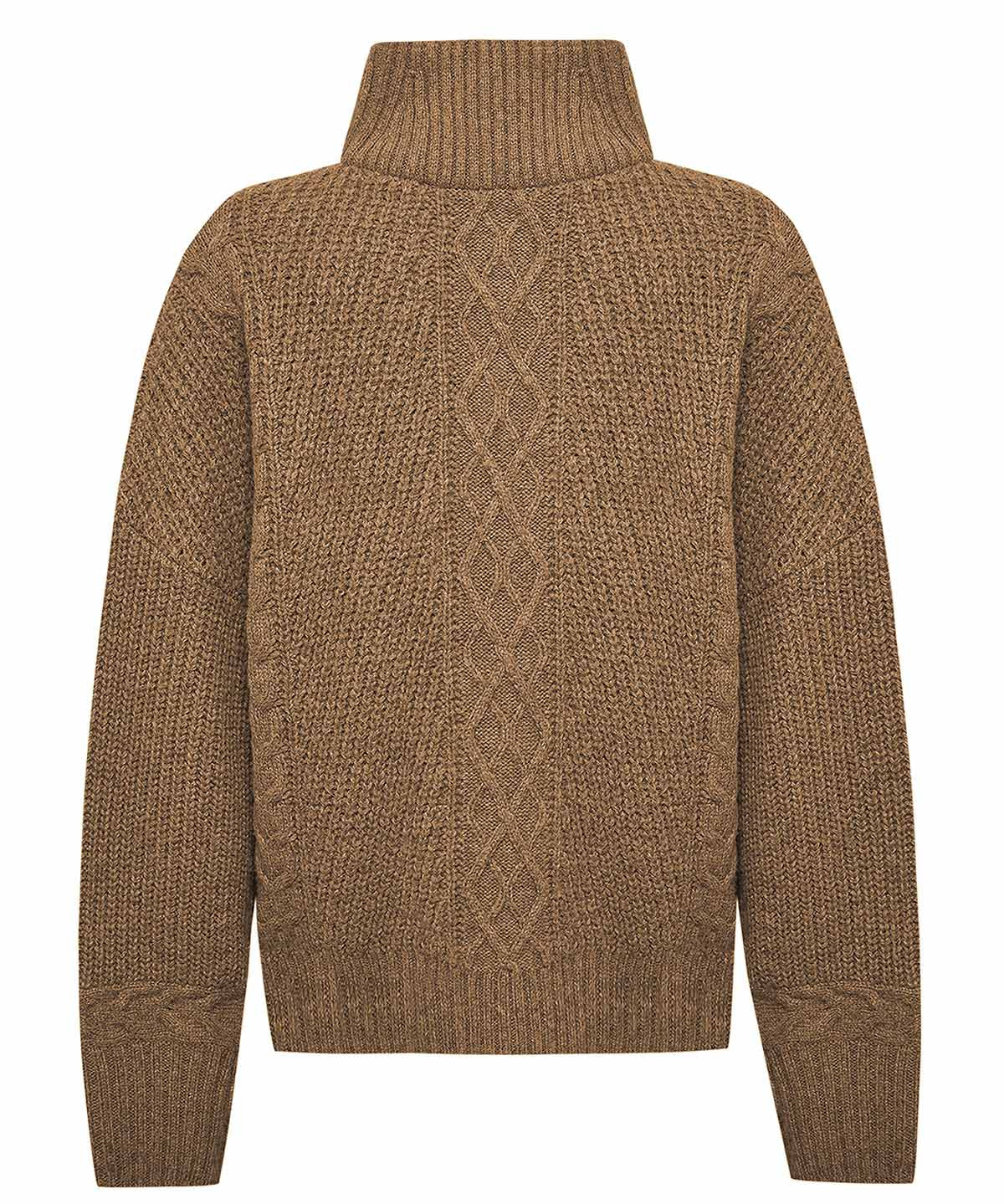 Sweater Alpaca Mujer Kun Café Rockford