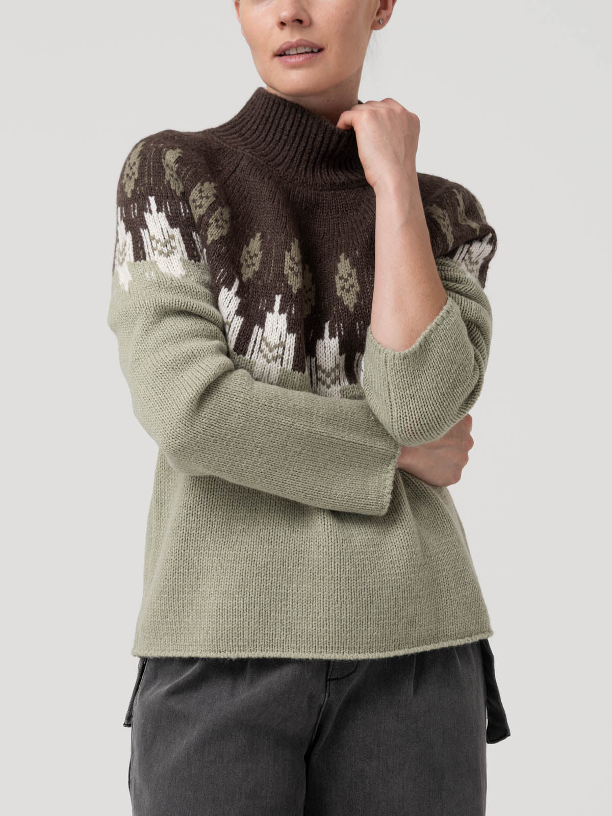 Sweater Lana Mujer Mountain Verde Rockford