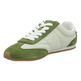 Zapatilla Cuero Mujer Hutt Verde Rockford