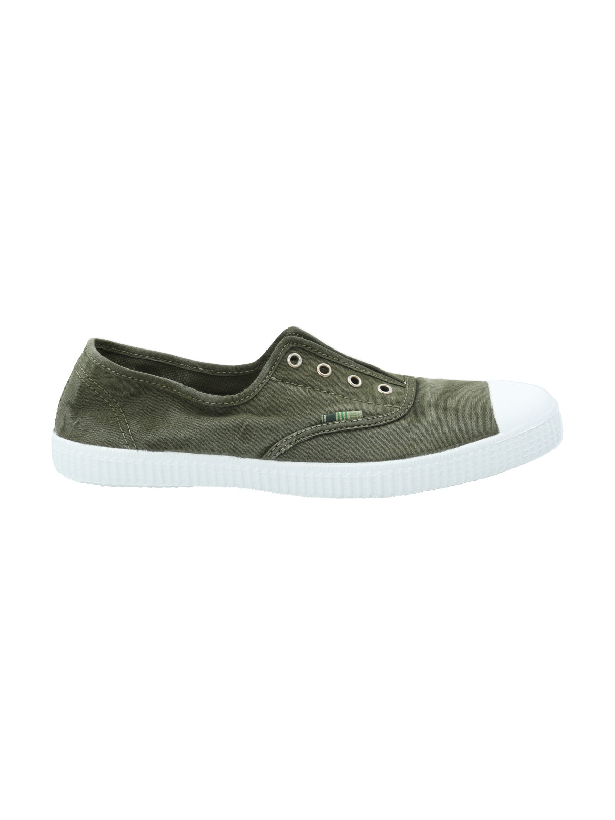 Zapatilla Algodón Orgánico Mujer Greece Verde Rockford
