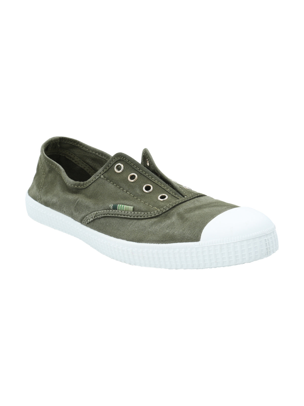 Zapatilla Algodón Orgánico Mujer Greece Verde Rockford