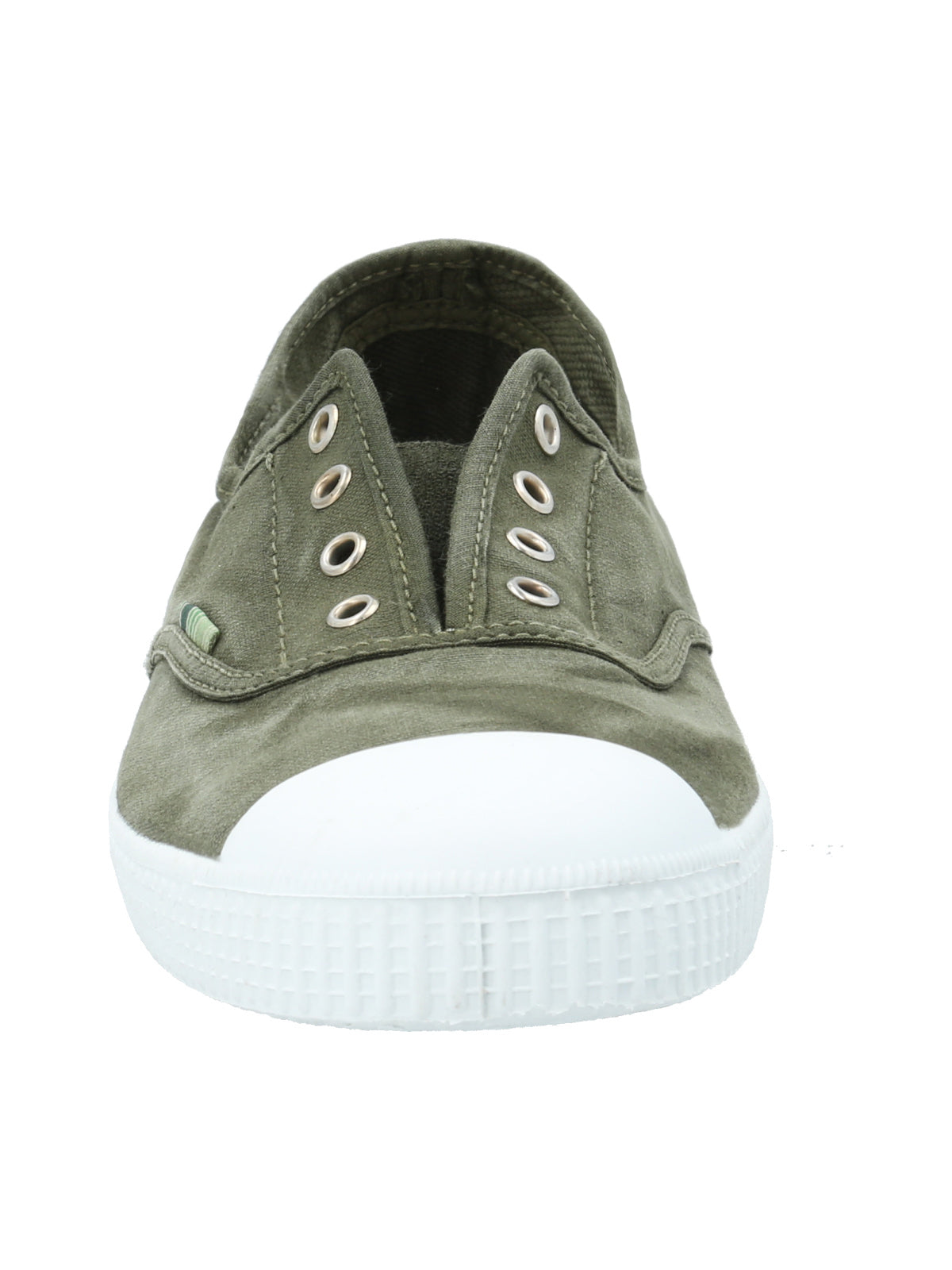 Zapatilla Algodón Orgánico Mujer Greece Verde Rockford