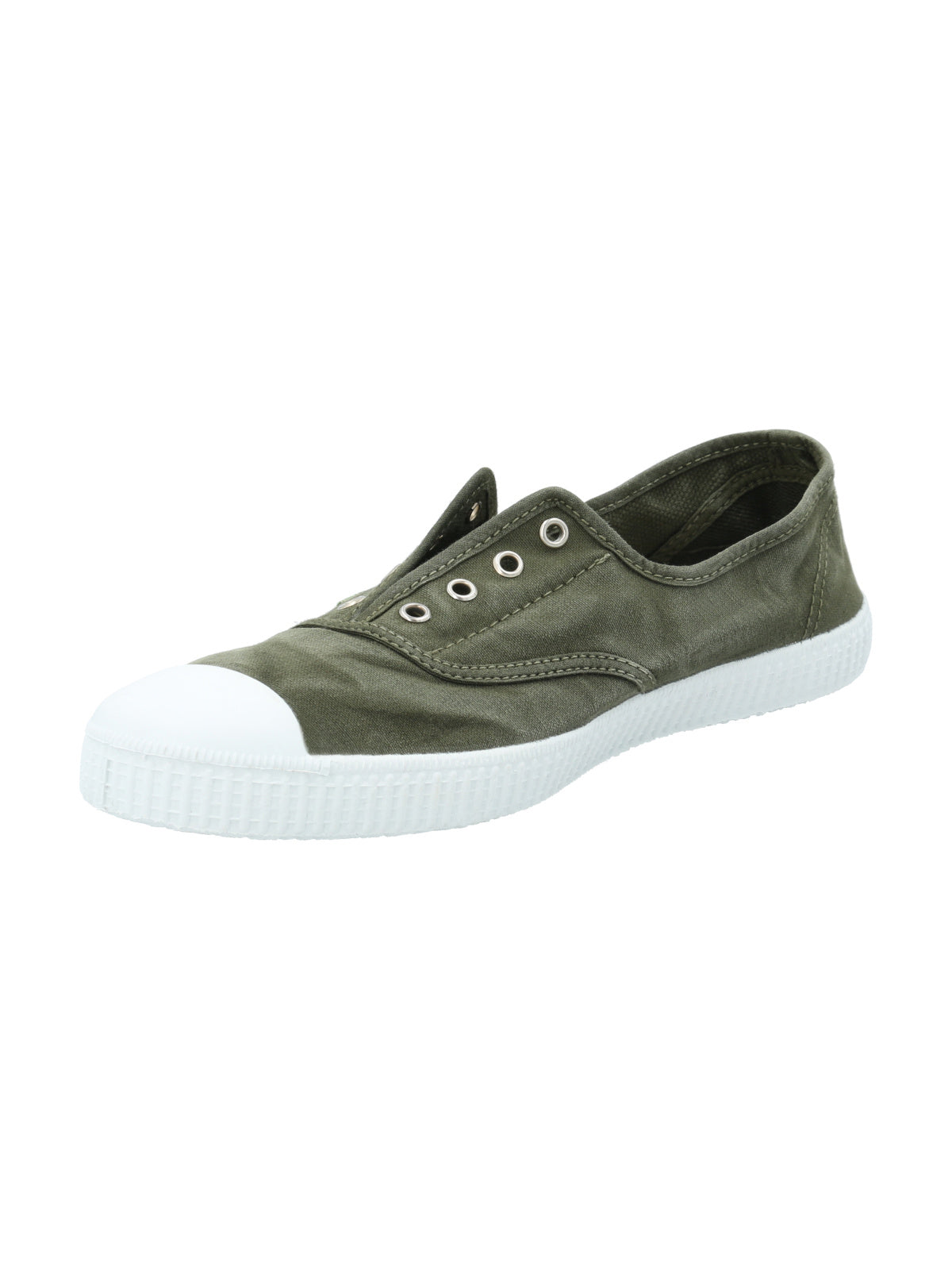 Zapatilla Algodón Orgánico Mujer Greece Verde Rockford