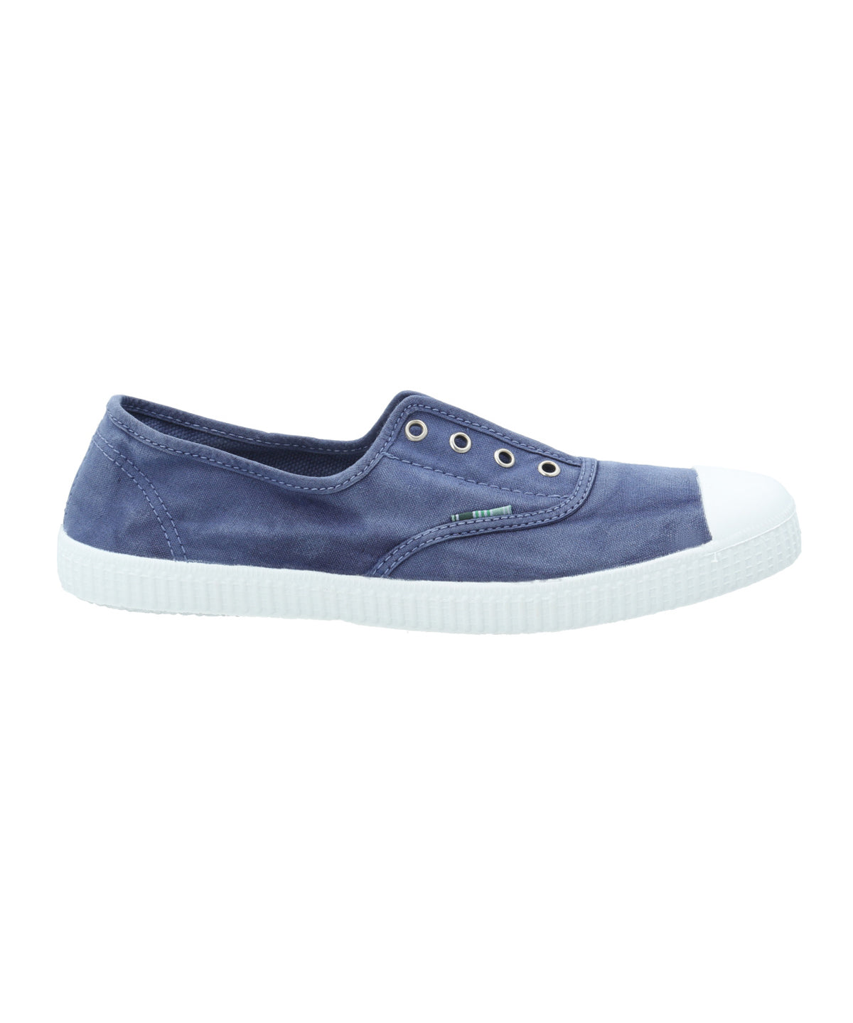 Zapatilla Algodón Orgánico Mujer Greece Azul Rockford