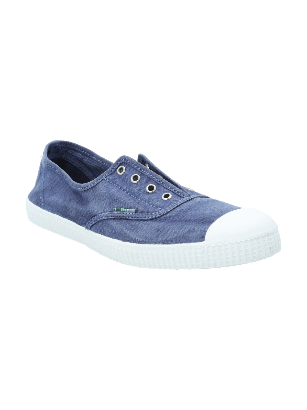 Zapatilla Algodón Orgánico Mujer Greece Azul Rockford