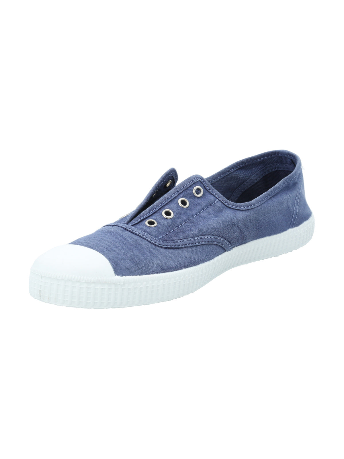 Zapatilla Algodón Orgánico Mujer Greece Azul Rockford