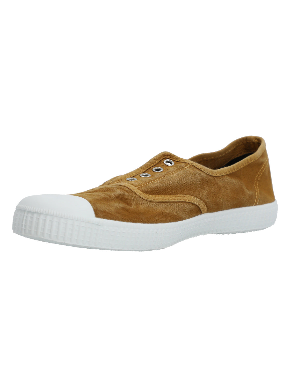 Zapatilla Algodón Orgánico Mujer Greece Mostaza Rockford