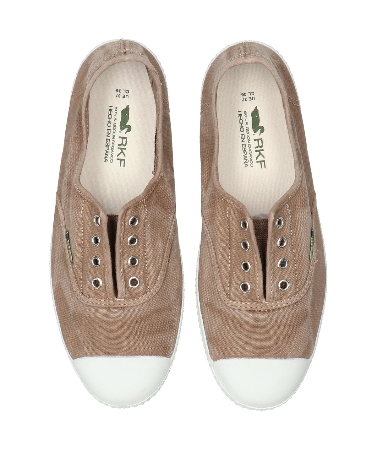 Zapatilla Algodón Orgánico Mujer Greece Crudo Rockford