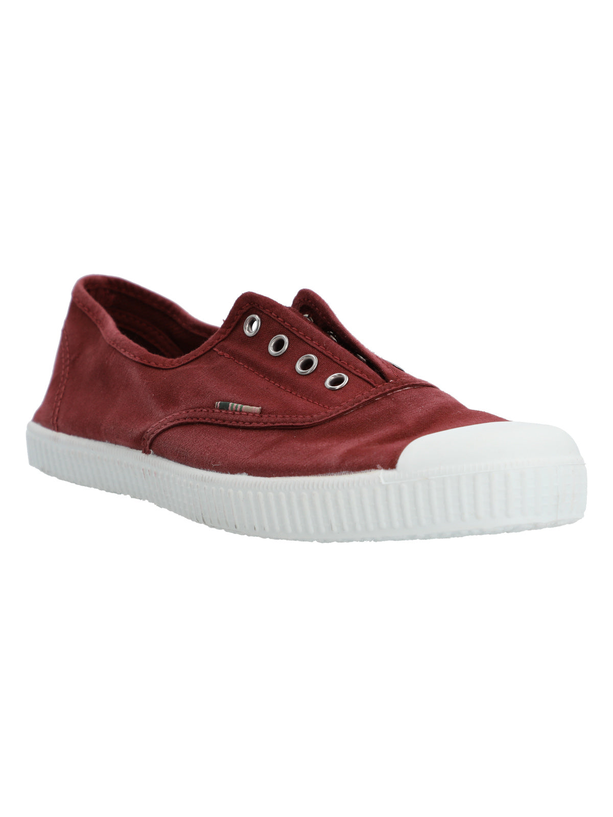 Zapatilla Algodón Orgánico Mujer Greece Burdeo Rockford