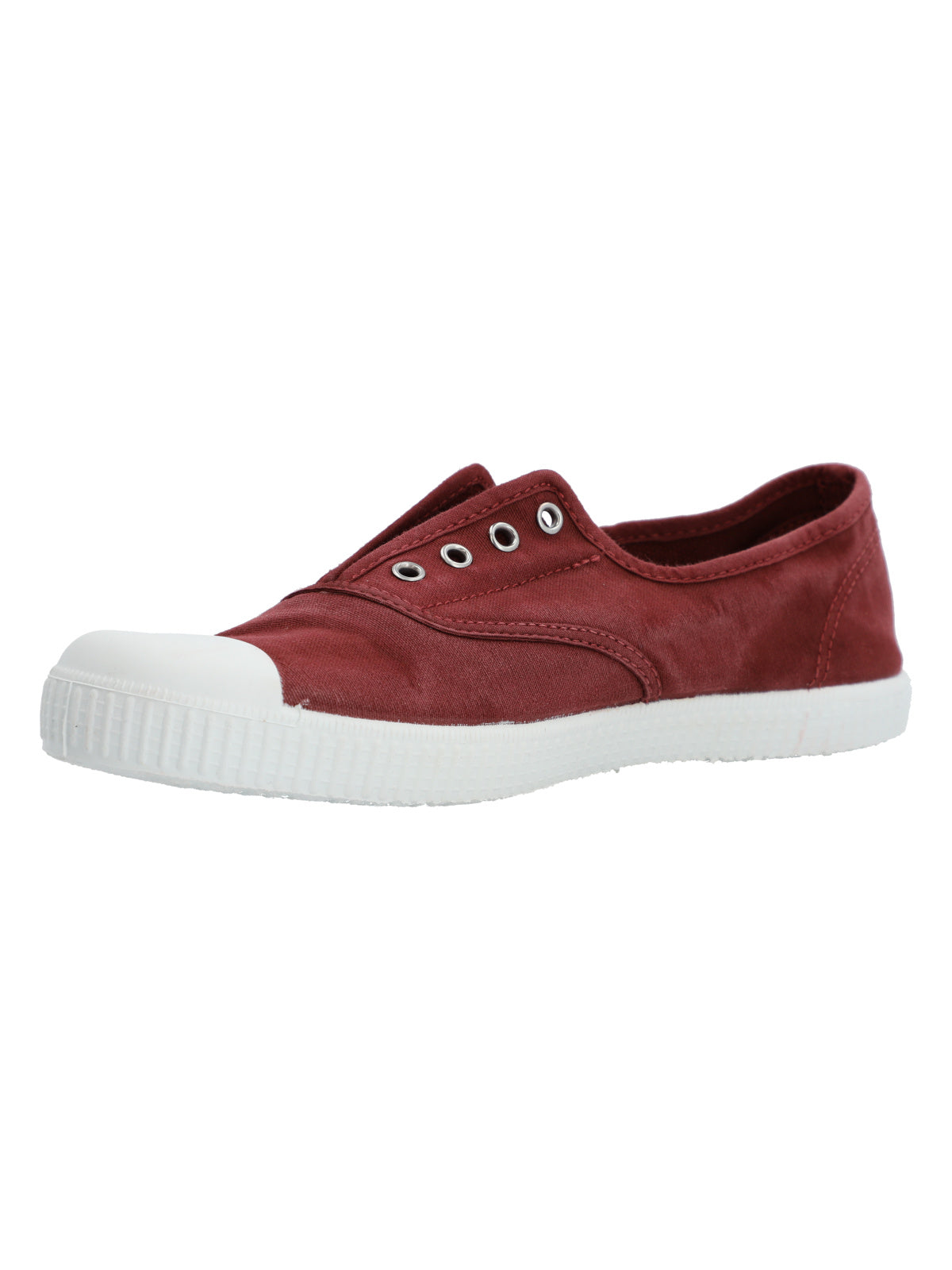Zapatilla Algodón Orgánico Mujer Greece Burdeo Rockford