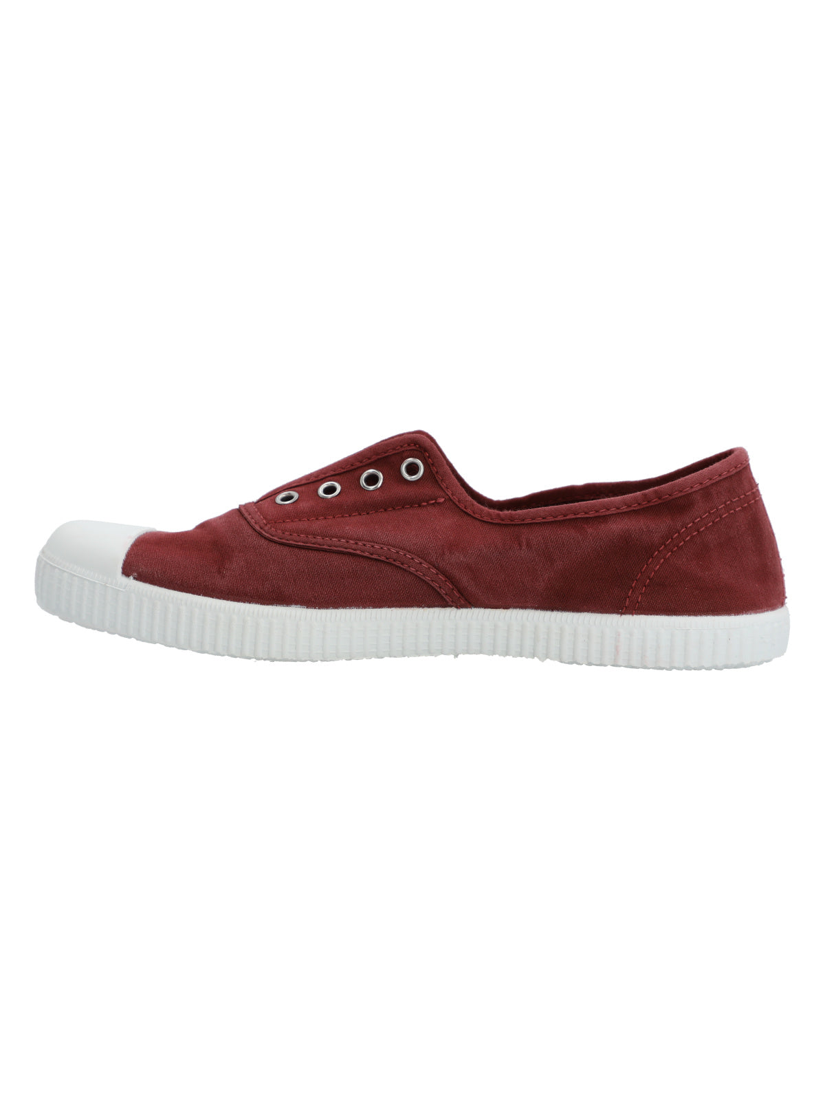 Zapatilla Algodón Orgánico Mujer Greece Burdeo Rockford