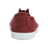 Zapatilla Algodón Orgánico Mujer Greece Burdeo Rockford