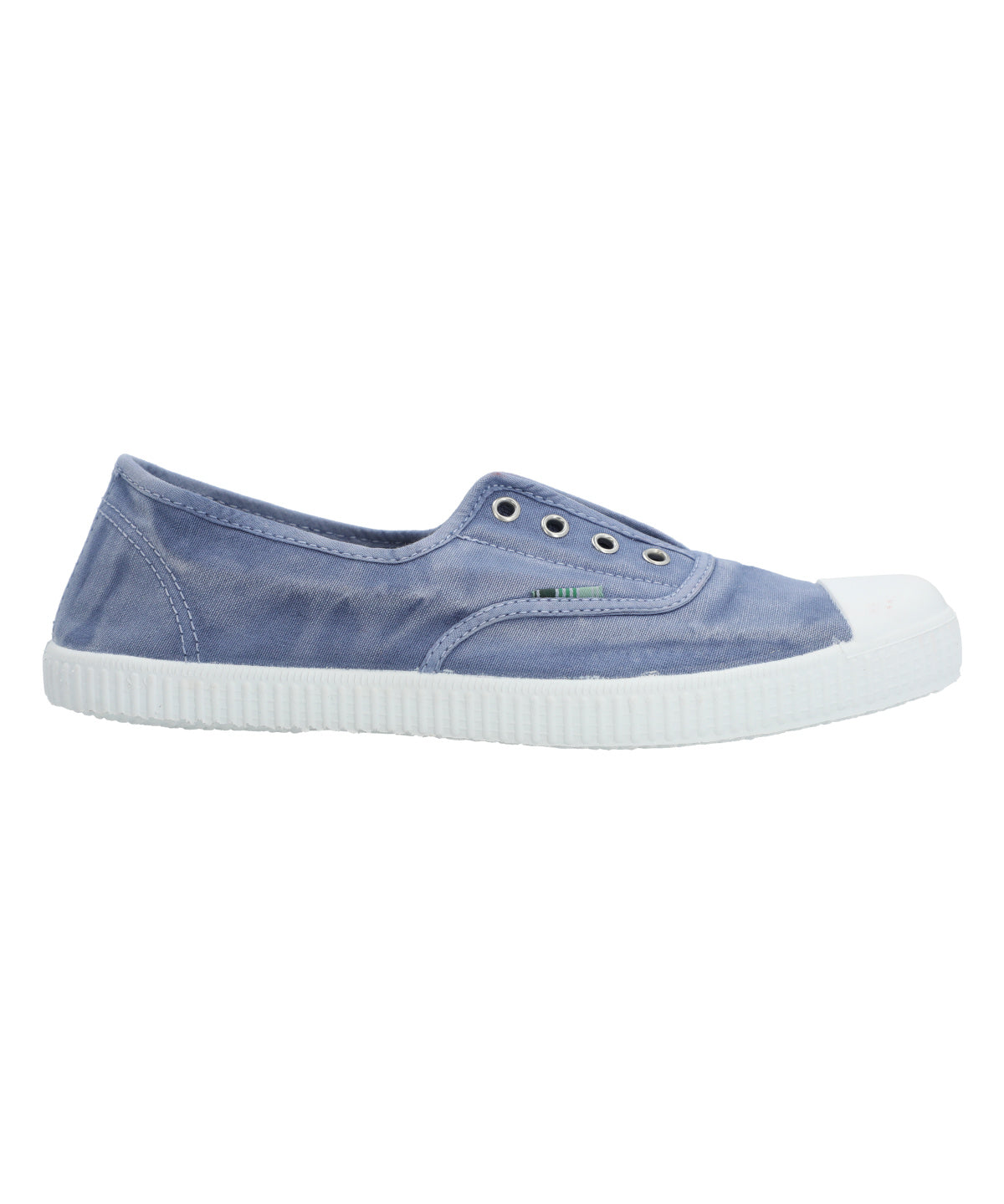 Zapatilla Algodón Orgánico Mujer Greece Azul Rockford