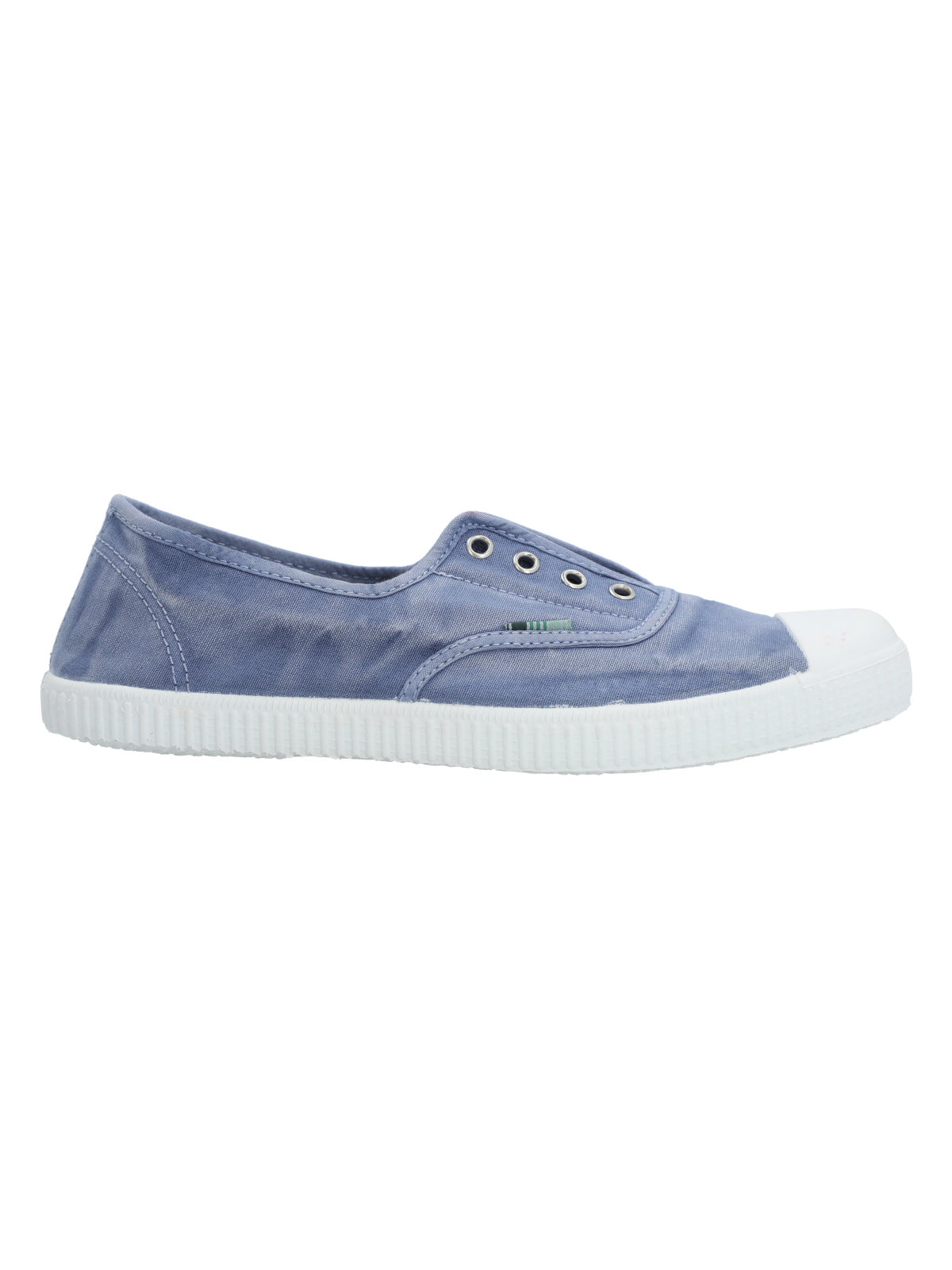 Zapatilla Algodón Orgánico Mujer Greece Azul Rockford