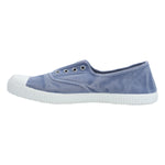 Zapatilla Algodón Orgánico Mujer Greece Azul Rockford