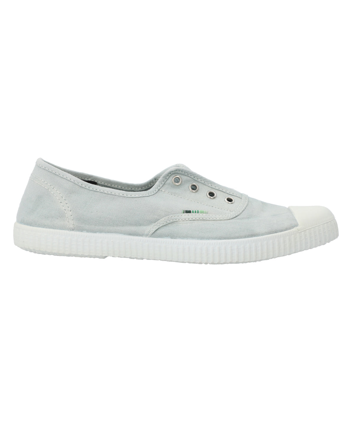 Zapatilla Algodón Orgánico Mujer Greece Celeste Rockford