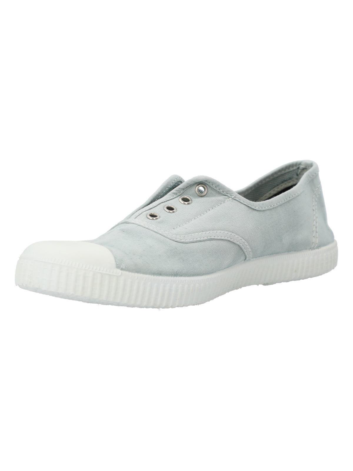 Zapatilla Algodón Orgánico Mujer Greece Celeste Rockford